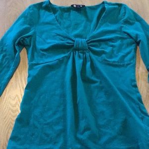Banana Republic green top